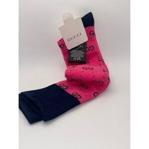 GG Pink/Navy Long Socks